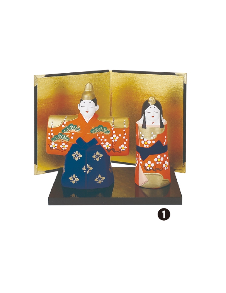 ひな人形〈平安雛 昭峰作〉